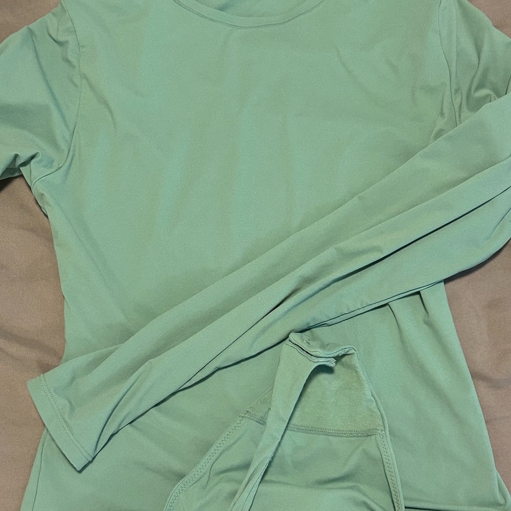 Auden Mint Green Long Sleeve Bodysuit